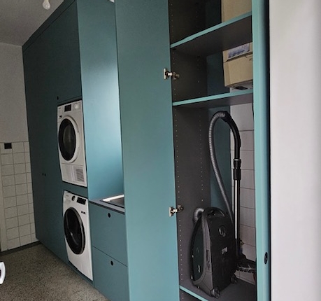 kast voor stofzuiger in bijkeuken